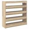 vidaXL Shoe Rack Sonoma Oak Engineered Wood Compact Shoe Rack