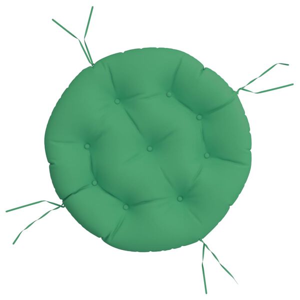 vidaXL Round Cushion Green Oxford Fabric 23.6 inches Round Cushion