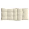 vidaXL Highback Chair Cushion Set of 4 Cream