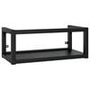 vidaXL Bathroom Washbasin Frame Black Powder-coated iron Medium