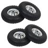 vidaXL Sack Truck Wheels 4 pcs Rubber 4.10/3.50-4 (260x83)