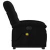 vidaXL Electric Stand Up Massage Recliner Chair Black