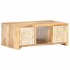 vidaXL Coffee Table Natural Solid Mango Wood Standard Coffee Table