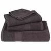 vidaXL Bath Towel Set of 4 Anthracite 100% Cotton 39.4 x 59.1 in