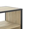 vidaXL TV Cabinet Sonoma Oak Engineered wood, metal 31.5 in long