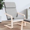 vidaXL Chill Chair Light Grey