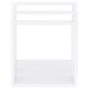 vidaXL Wall Cube Shelf Set of 3 White MDF Small Wall Cube Shelf