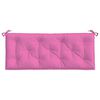 vidaXL Garden Bench Cushion Set of 2 Pink Fabric (100% polyester)