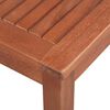 vidaXL Garden Table Brown 31.5" x 31.5" x 29.1" solid acacia wood
