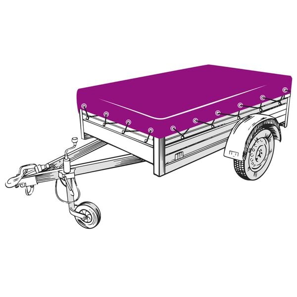 vidaXL Trailer Net HDPE 8.2x13.1' Black