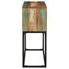 vidaXL Console Table Brown base with blue, green, cream hues