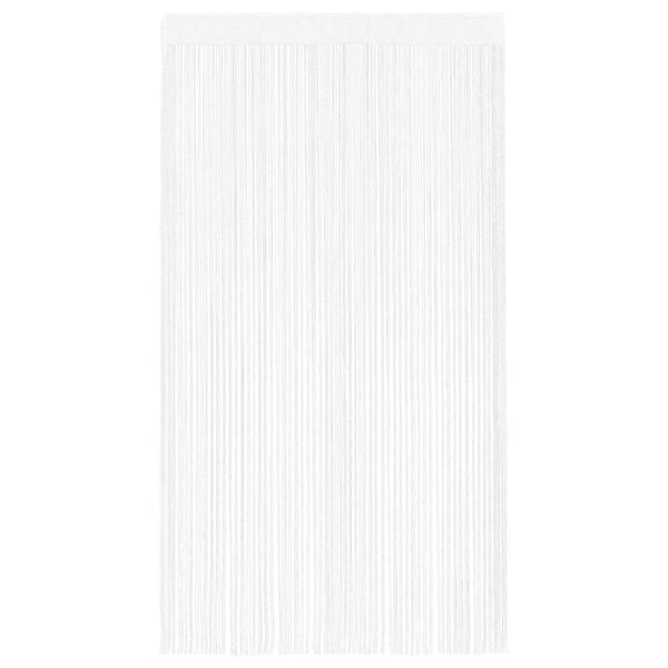 vidaXL String Curtains 2 pcs 39.4x98.4" White