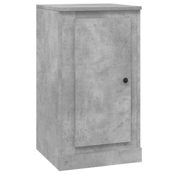 vidaXL Sideboard Concrete Grey Engineered Wood 14.8x13.8x26.6 in