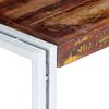 vidaXL Coffee Table Varies by unit Solid reclaimed wood, powder-coated iron