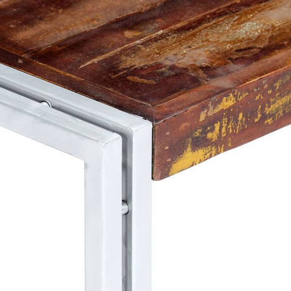 vidaXL Coffee Table Varies by unit Solid reclaimed wood, powder-coated iron