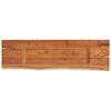 vidaXL Wall Shelf Natural wood Solid acacia wood 23.6x7.9 in Durable