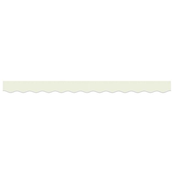 vidaXL Awning Valance Cream 2.3 x 0.2 m Canvas