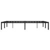 vidaXL Metal Bed Frame without Mattress Black 53.1"x74.8"
