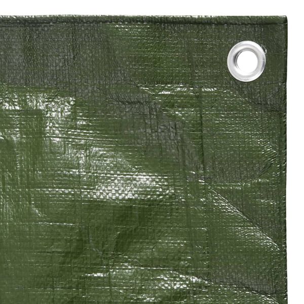 vidaXL Tarpaulin 0.6 oz/ft² 19.7'x26.2' Green HDPE