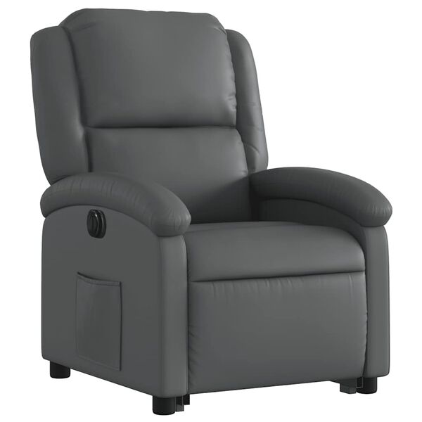 vidaXL Electric Stand Up Recliner Chair Gray