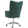 vidaXL Relaxing Chair Dark Green Velvet (100% Polyester), Steel, Foam