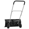 vidaXL Snow Shovel Black and silver Powder-coated steel Medium