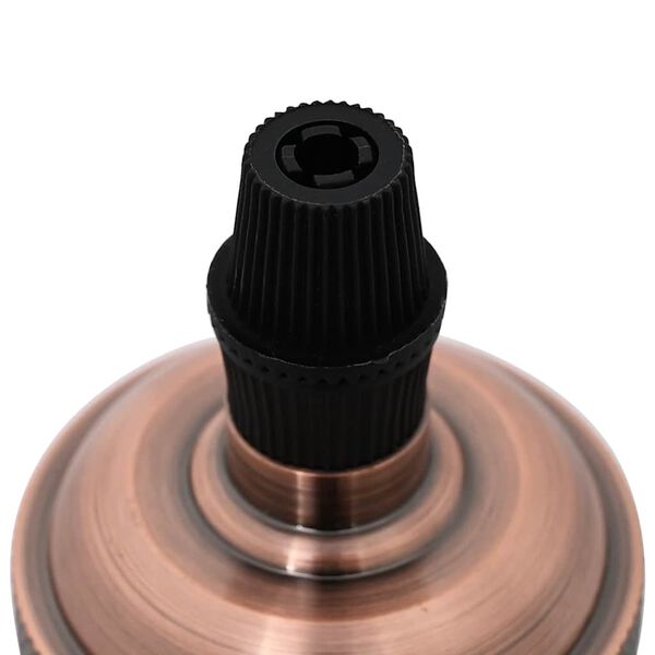 vidaXL Lamp Holder Red Bronze Aluminum Small Durable Lamp Holder