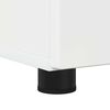 vidaXL Bathroom Cabinet High Gloss White 30.12 x 13.78 x 25.20 in