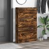 vidaXL Shoe Cabinet Smoked Oak Engineered wood Compact Shoe Cabinet