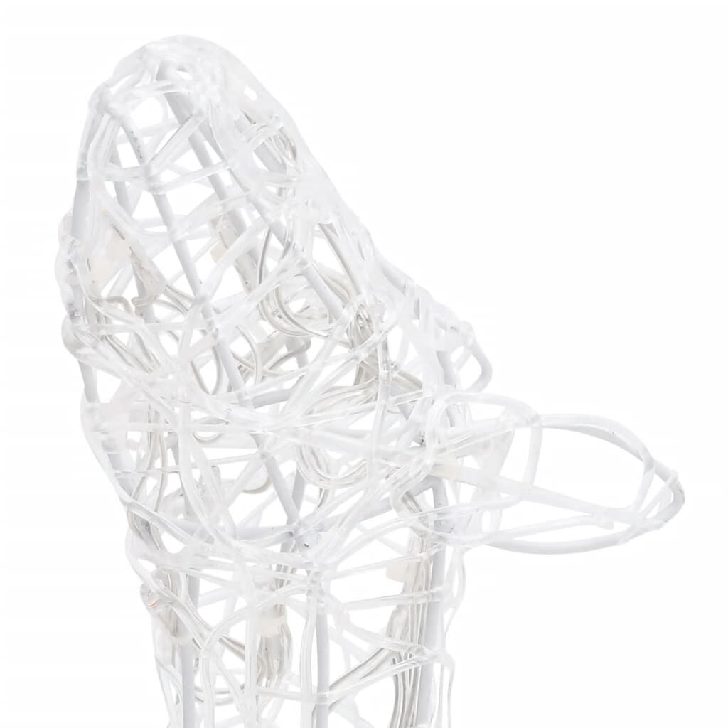 vidaXL Reindeer Family Warm White Acrylic Acrylic Reindeer Other