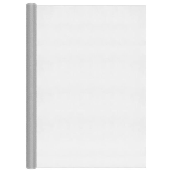 vidaXL Mesh Screen Aluminium 44.1x196.9" Silver