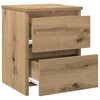 vidaXL Bedside Cabinet Set of 2 Artisan Oak Engineered Wood
