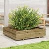 vidaXL Garden Planter Natural Wood Treated Pine Wood Tough