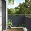 vidaXL Balcony Privacy Screen Anthracite 315.0x29.5" PVC