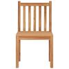 vidaXL Garden Chair Set of 6 Teak Teak wood, Polyester Standard