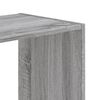 vidaXL Bookcase Grey Sonoma Engineered Wood Medium Bookcase