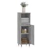 vidaXL Bathroom Cabinet Grey Sonoma Engineered Wood Tall