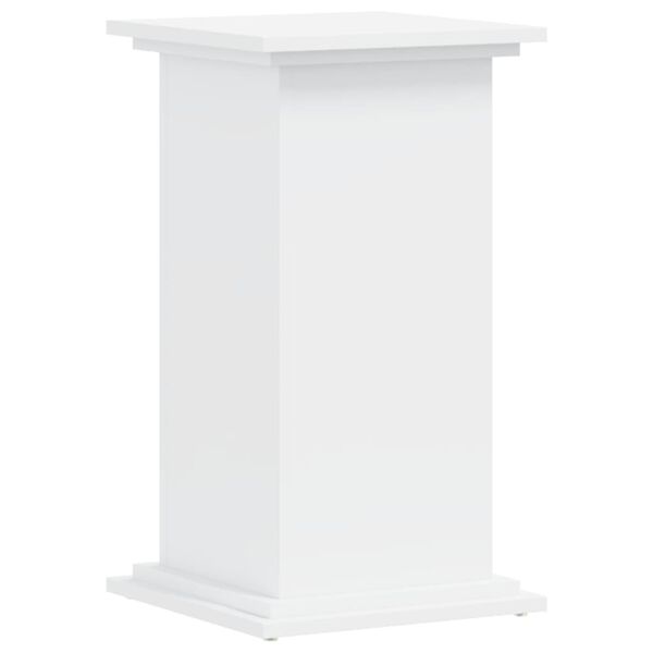 vidaXL Plant Stand White Engineered wood Medium Minimalistic