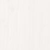 vidaXL Garden Planter White Solid Pine Wood 41.3 in wide