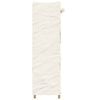 vidaXL Wardrobe Natural Bamboo Bamboo, Fabric Large Wardrobe
