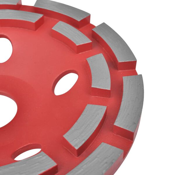 vidaXL Diamond Grinding Cup Wheel Double Row 4.92 "