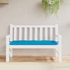 vidaXL Garden Bench Cushion Light Blue Oxford Fabric, Hollow Fiber Filling