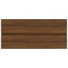 vidaXL Sink Cabinet Brown Oak Engineered Wood Medium Sink Cabinet