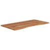 vidaXL Desk Top Natural wood Solid Acacia wood 43.3 x 23.6 in Desk Top