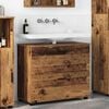 vidaXL Bathroom Cabinet with Drawer Old Wood 30.12 x 13.78 x 25.20 in