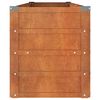 vidaXL Garden Raised Bed Rusty Corten steel Large Decorative Inlays