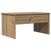 vidaXL Coffee Table Artisan oak Engineered wood Medium