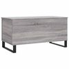 vidaXL Coffee Table Grey Sonoma Engineered wood, Metal Medium