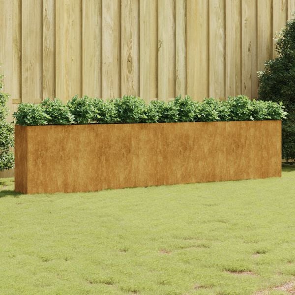 vidaXL Garden Raised Bed Rust Corten Steel Large Durable