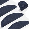 vidaXL Stair Mat Set of 30 Blue